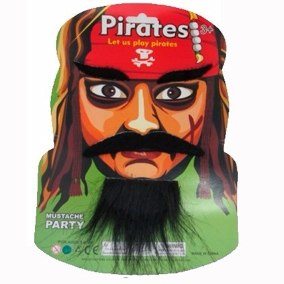 Kit Barba Jack Sparrow (pirata)