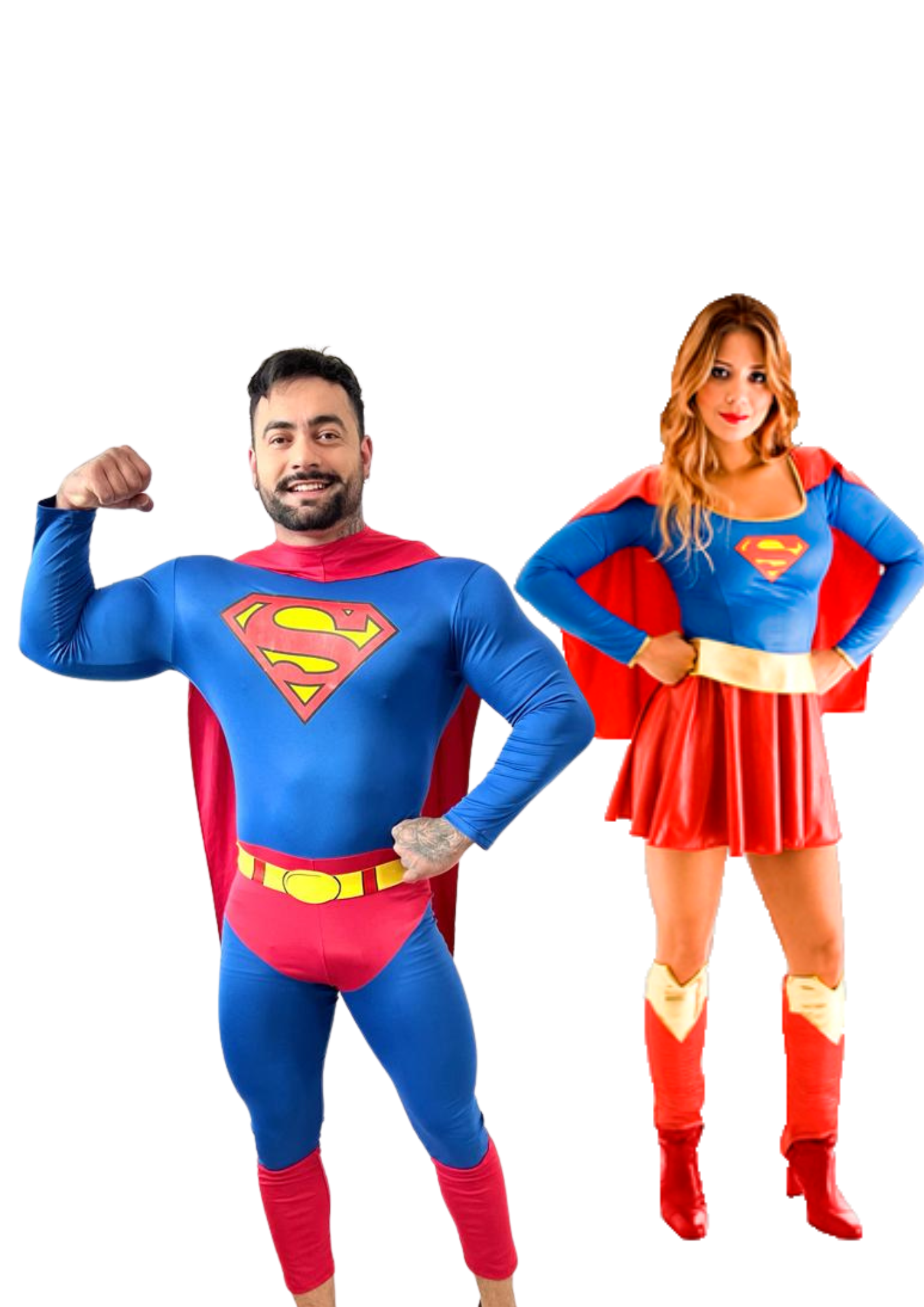 Casal Super Homem e Super Mulher 